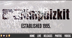 Desktop Screenshot of limpbizkit.com