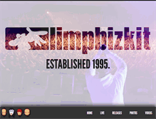 Tablet Screenshot of limpbizkit.com